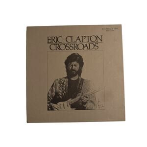 1988 Eric Clapton Crossroads 4 Compact Disc Edition CD Box Set with Booklet